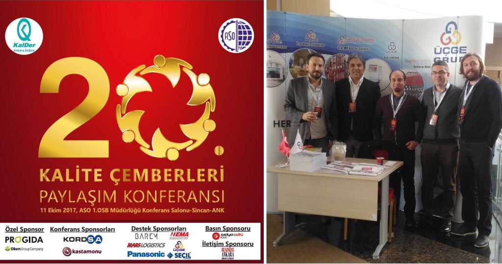 ÜÇGE’NİN SPONSOR OLDUĞU “KALDER KALİTE ÇEMBERİ VE KAIZEN ÖDÜLLERİ” SAHİPLERİNİ BULDU